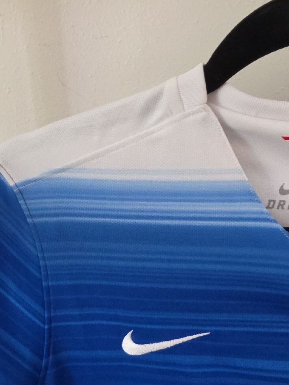 Nike Blue Gradient US Soccer Jersey with White Accents XL - Picture 10 of 11